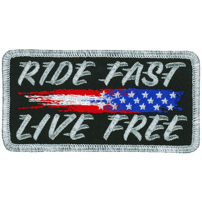 Hot Leathers Ride Fast Live Free Patch PPL9929