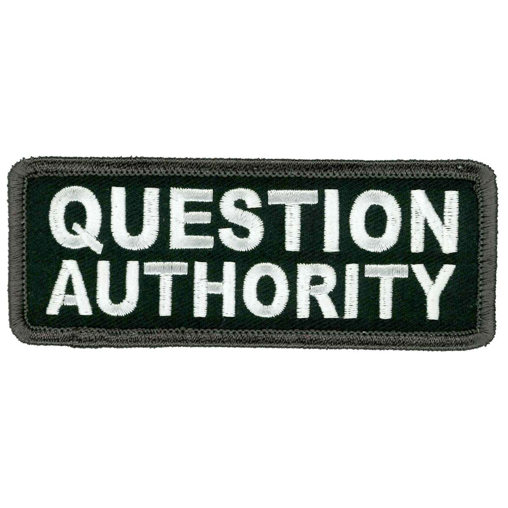 Hot Leathers Question Authority Patch PPL9969