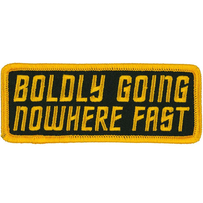 Hot Leathers Boldly Going Nowhere 4" X 2" Patch PPL9983