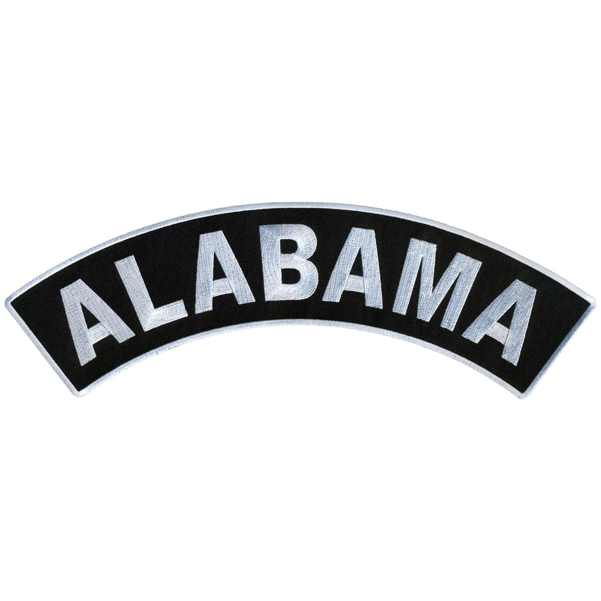 Hot Leathers Alabama 12” X 3” Top Rocker Patch PPM4001