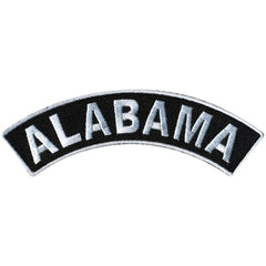 Hot Leathers Alabama 4” X 1” Top Rocker Patch PPM4002