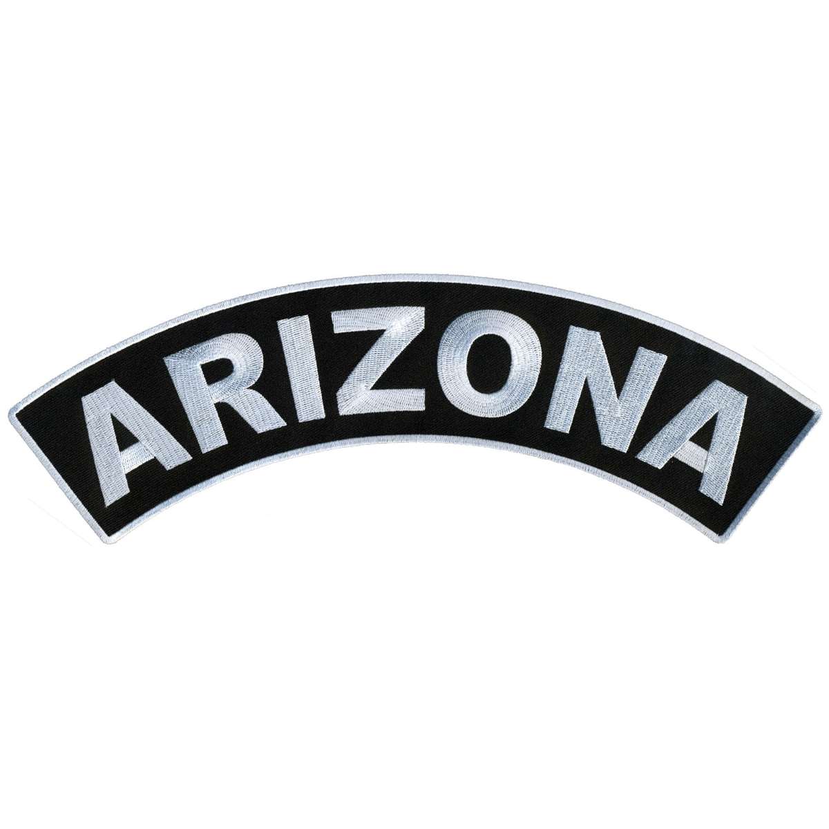 Hot Leathers Arizona 12” X 3” Top Rocker Patch PPM4005