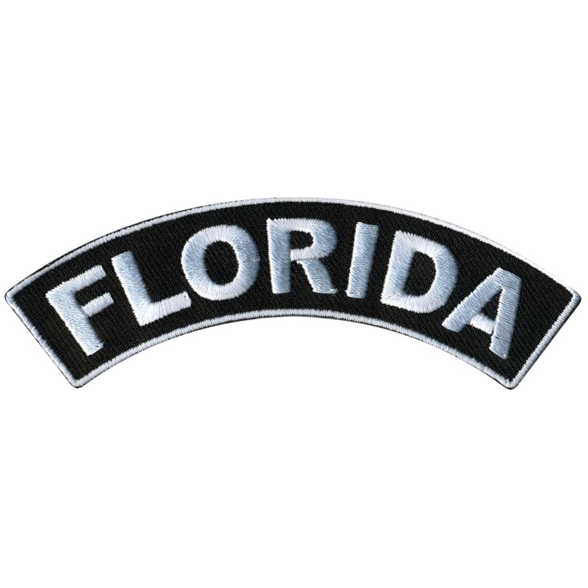 Hot Leathers Florida 4” X 1” Top Rocker Patch PPM4018