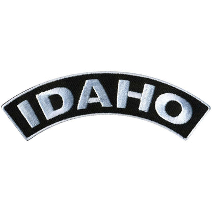 Hot Leathers Idaho 4” X 1” Top Rocker Patch PPM4024