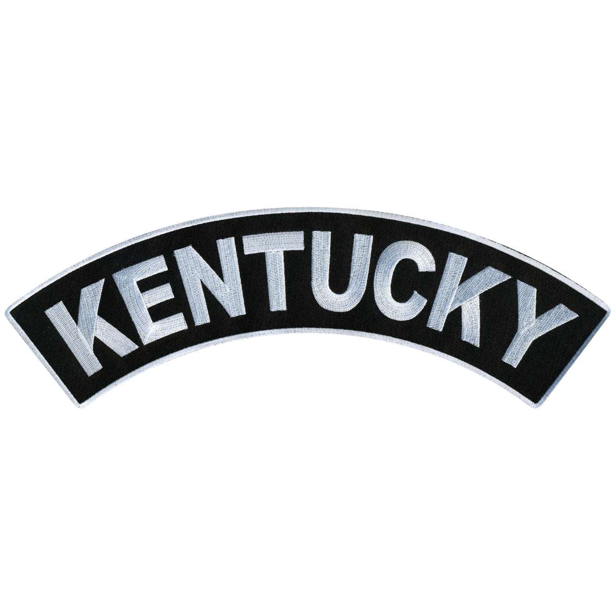 Hot Leathers Kentucky 12” X 3” Top Rocker Patch PPM4033