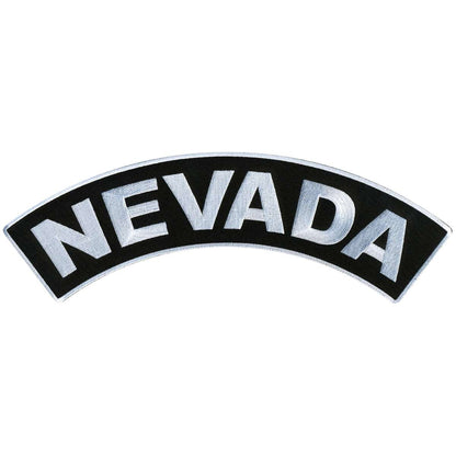 Hot Leathers Nevada 12" X 3" Top Rocker Patch PPM4055