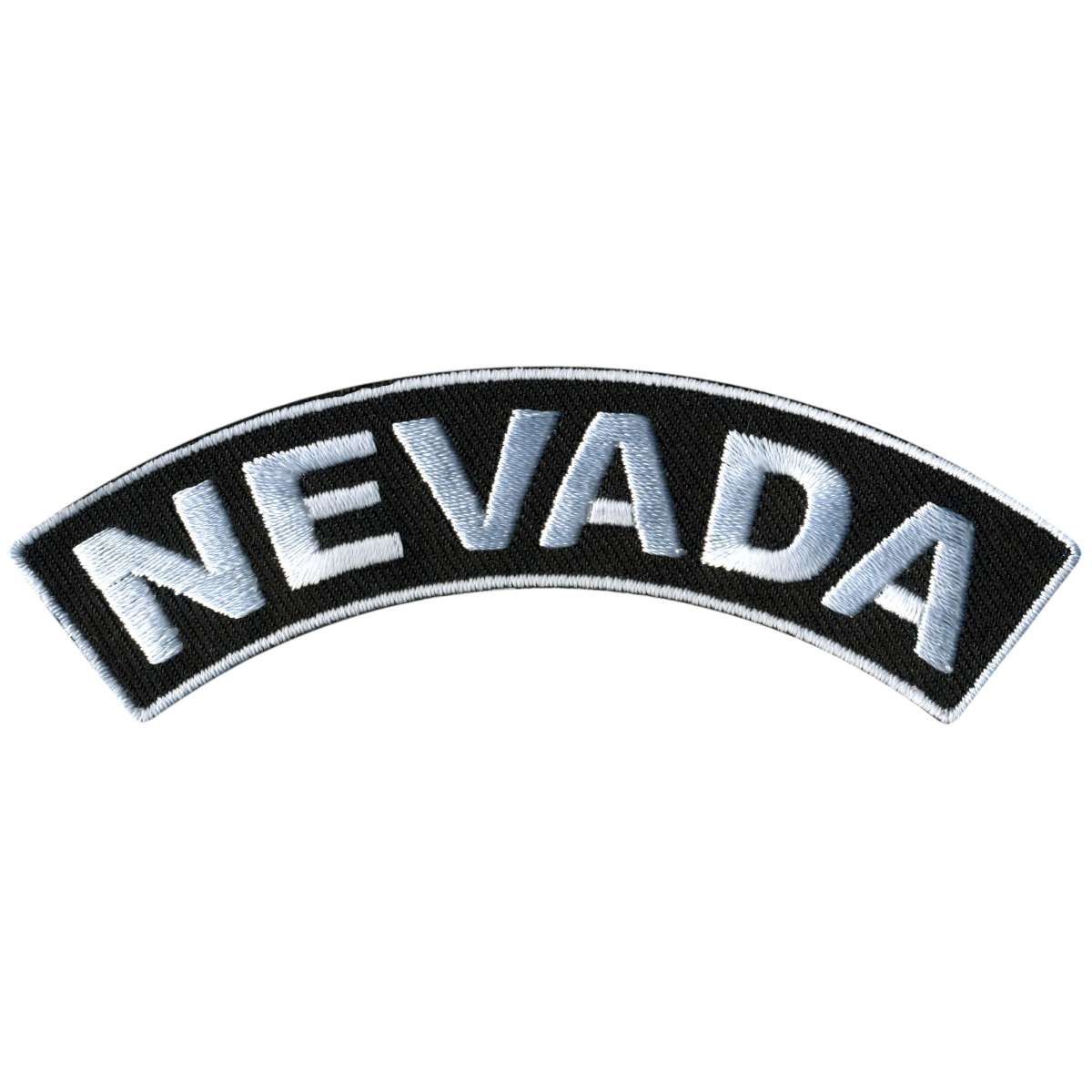 Hot Leathers Nevada  4" X 1" Top Rocker Patch PPM4056