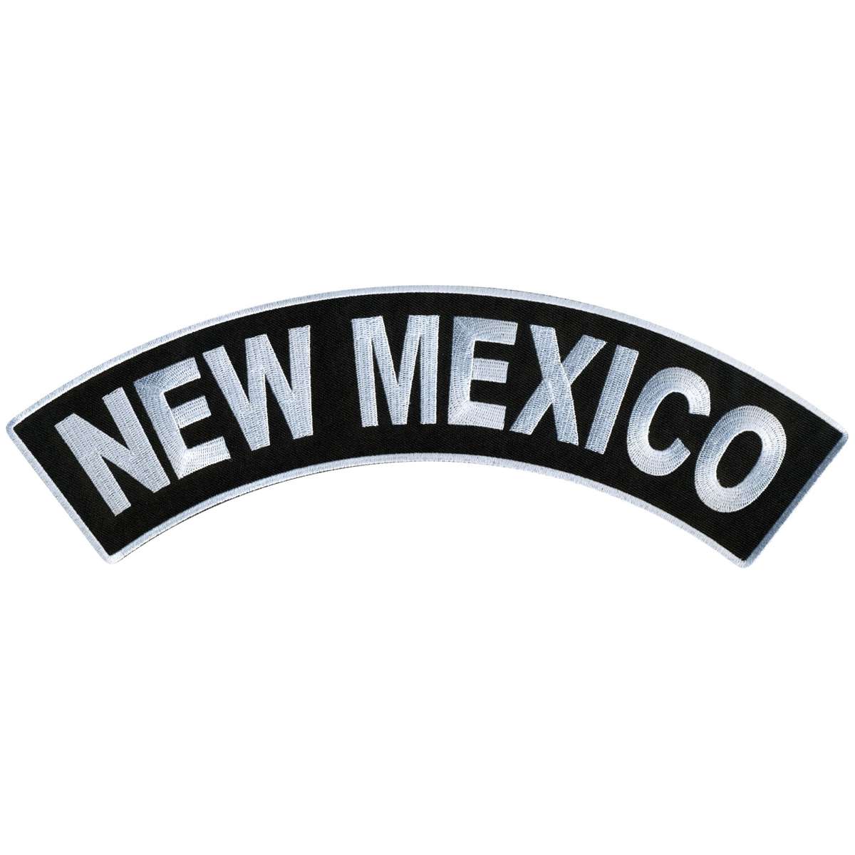 Hot Leathers New Mexico  12" X 3" Top Rocker Patch PPM4061