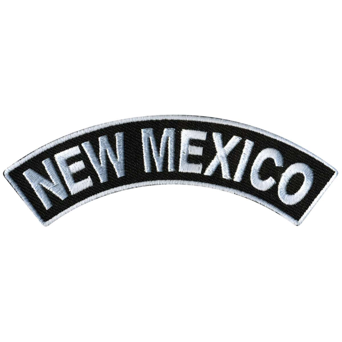 Hot Leathers New Mexico  4” X 1” Top Rocker Patch PPM4062