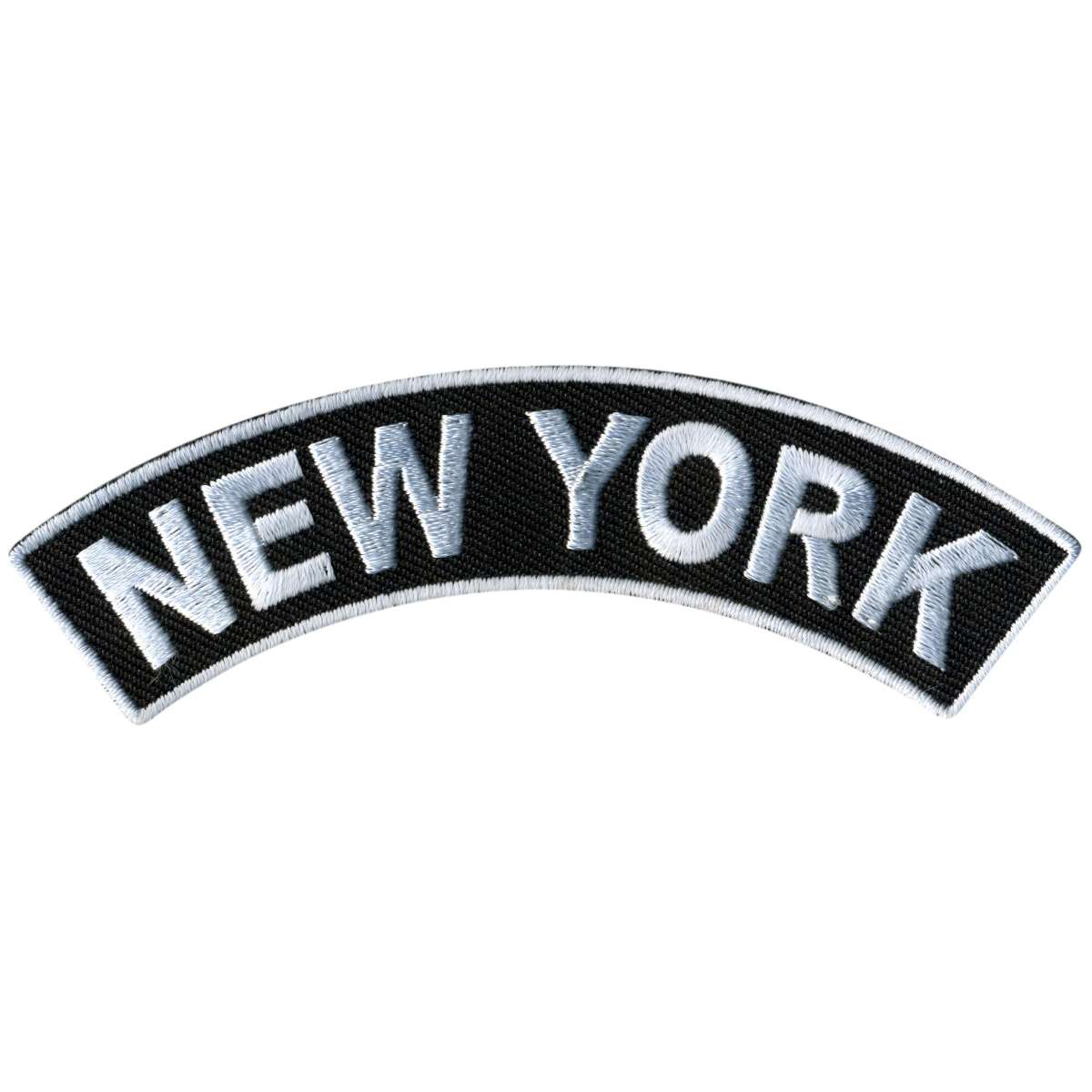 Hot Leathers New York  4” X 1” Top Rocker Patch PPM4064