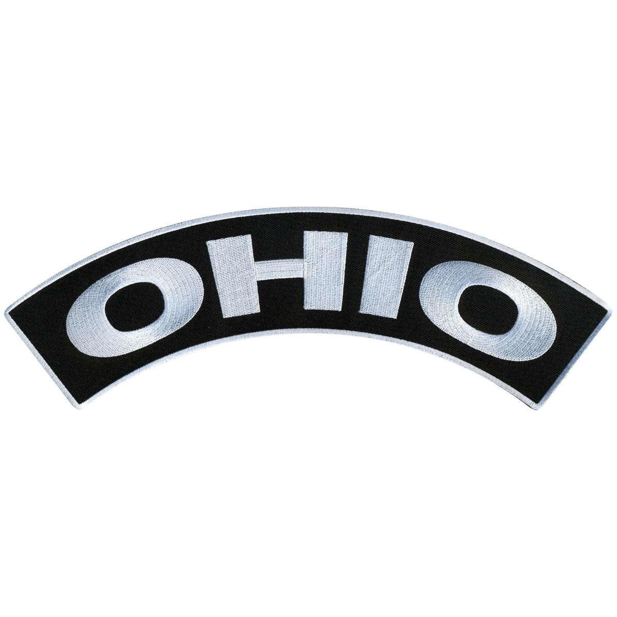 Hot Leathers Ohio 12” X 3” Top Rocker Patch PPM4069
