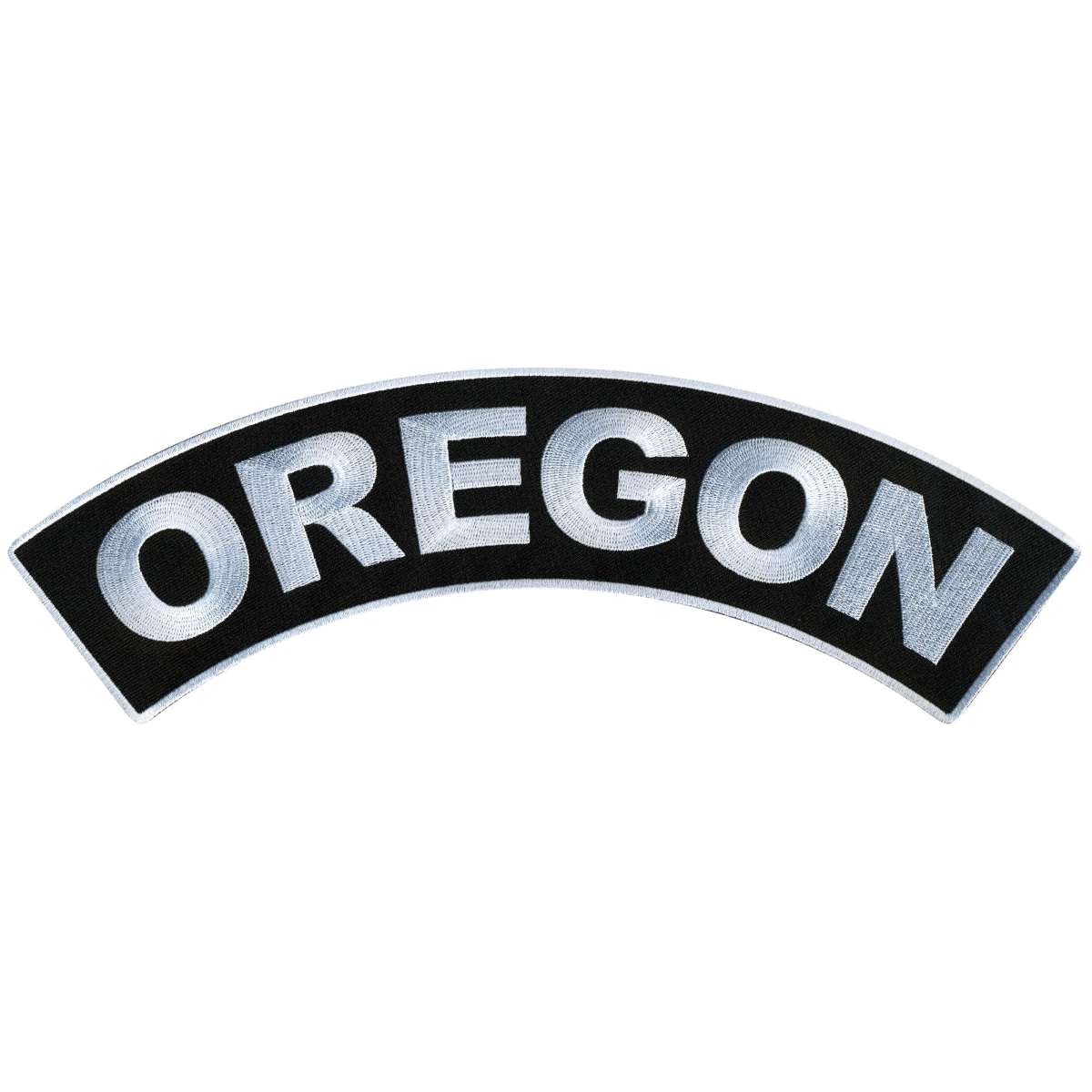 Hot Leathers Oregon 12” X 3” Top Rocker Patch PPM4073