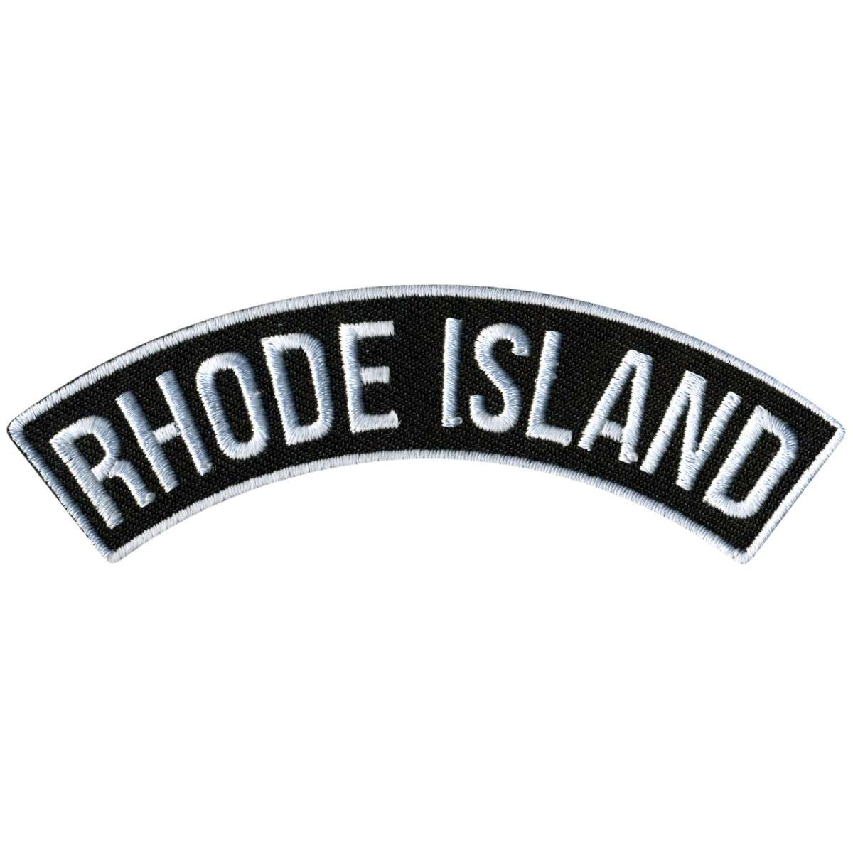 Hot Leathers Rhode Island 4” X 1” Top Rocker Patch PPM4078