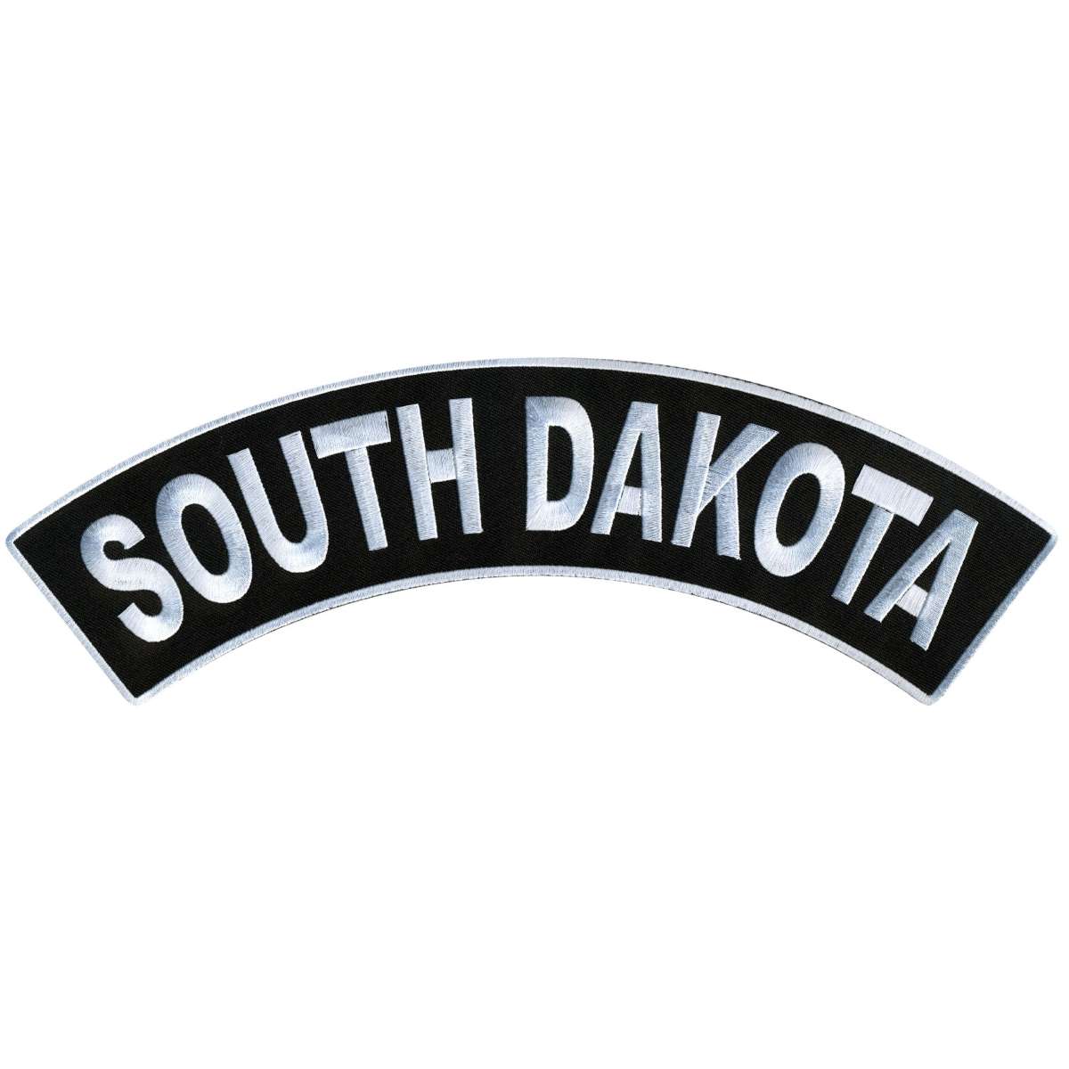 Hot Leathers South Dakota 12” X 3” Top Rocker Patch PPM4081