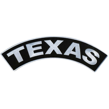Hot Leathers Texas 12” X 3” Top Rocker Patch PPM4085