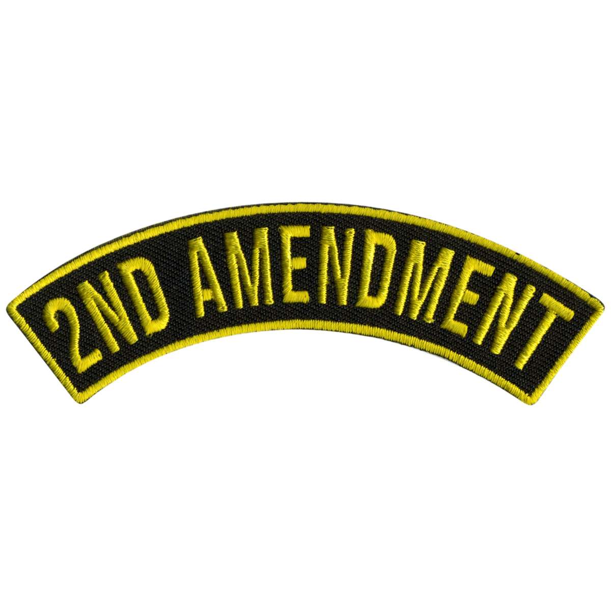 Hot Leathers 2nd Amendment 4” X 1” Top Rocker Patch PPM4102