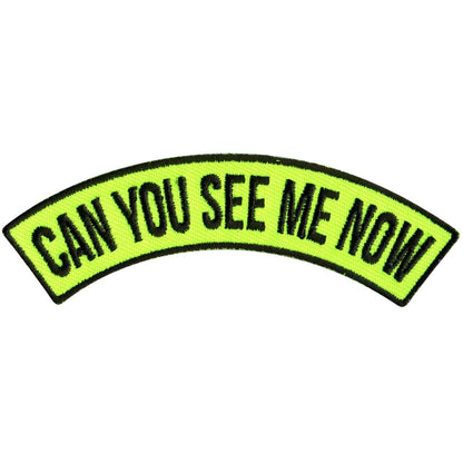 Hot Leathers Can You See Me Now 4” X 1” Top Rocker Patch PPM4120