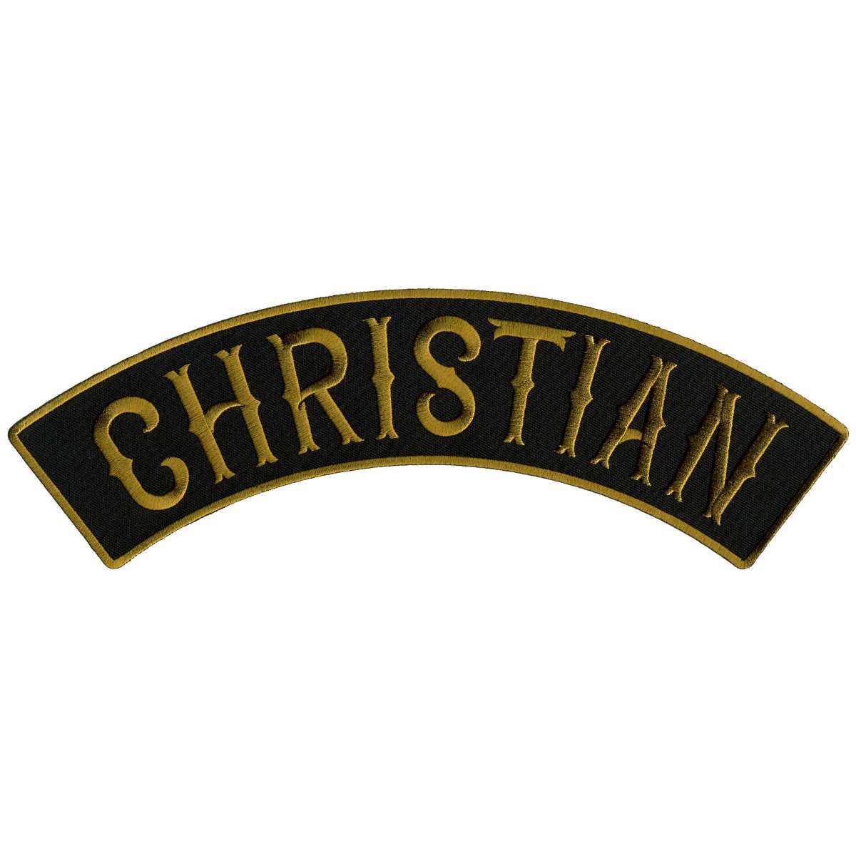 Hot Leathers Christian 12” X 3” Top Rocker Patch PPM4123