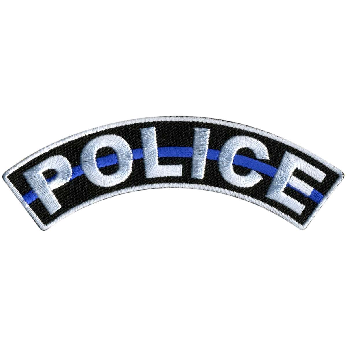Hot Leathers Police 4” X 1” Top Rocker Patch PPM4148