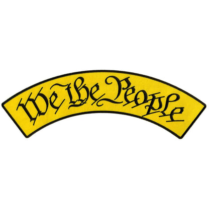 Hot Leathers We The People 12” X 3” Top Rocker Patch PPM4165
