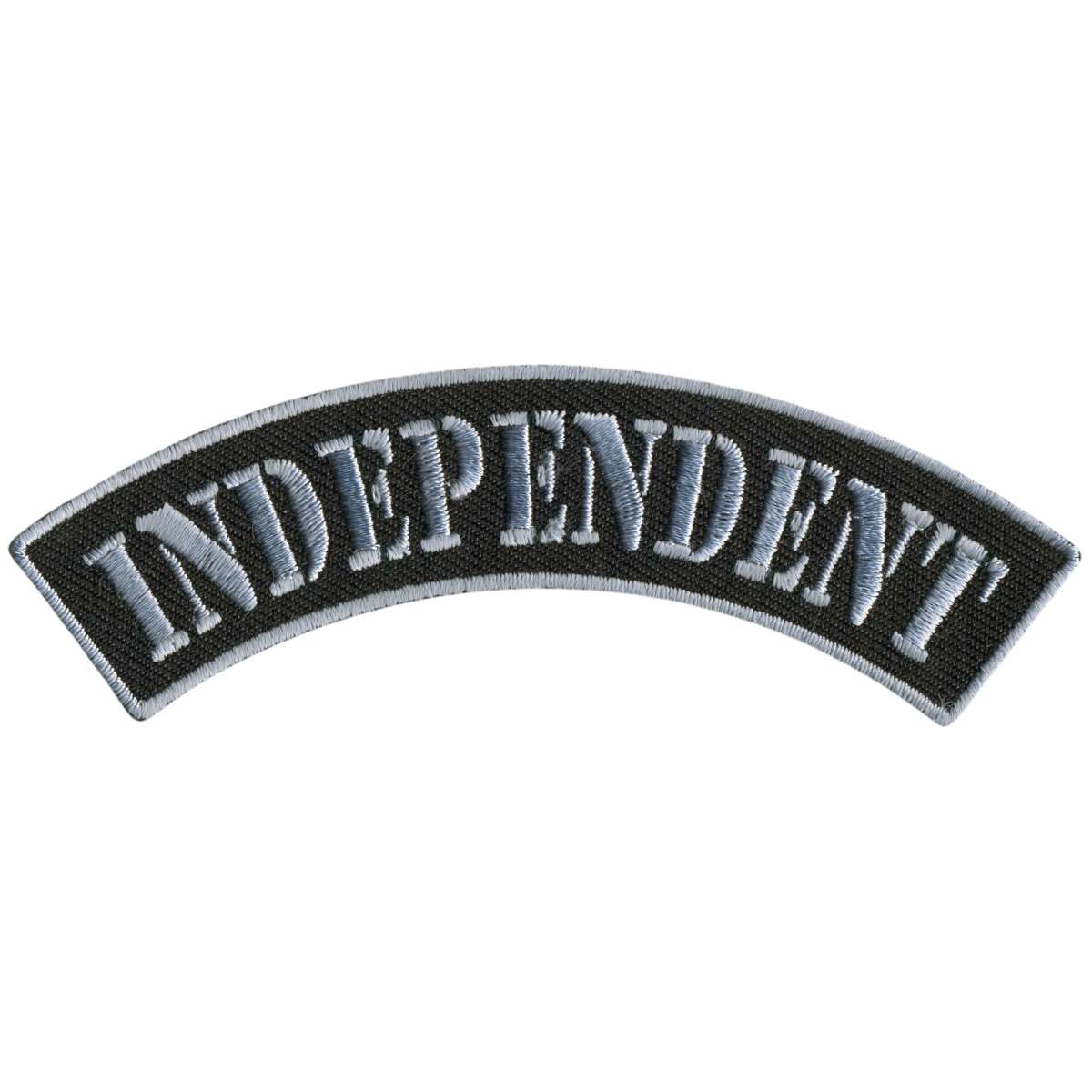 Hot Leathers Independent 4” X 1” Top Rocker Patch PPM4170