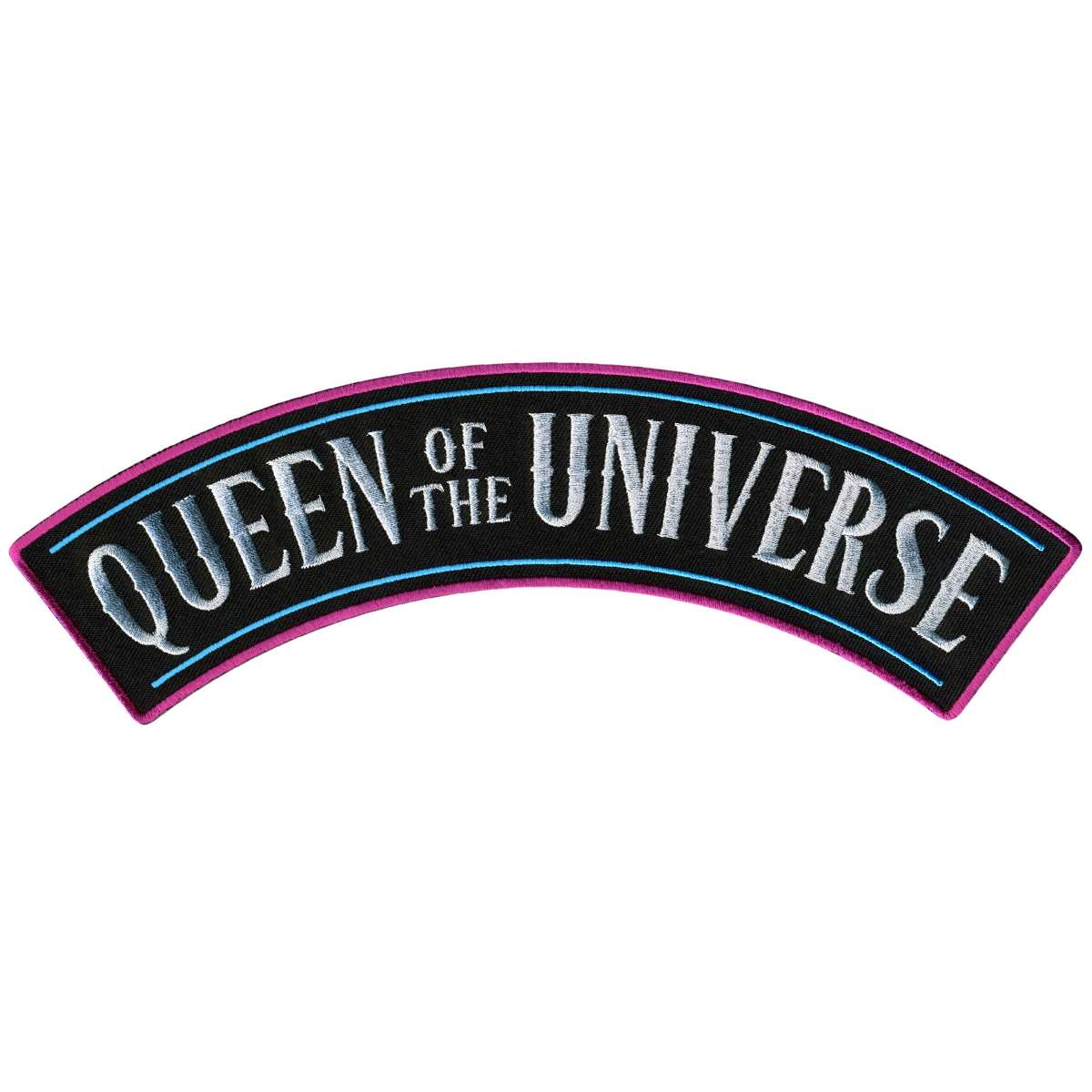 Hot Leathers Queen Of The Universe 10" X 2" Top Rocker Patch PPM4201