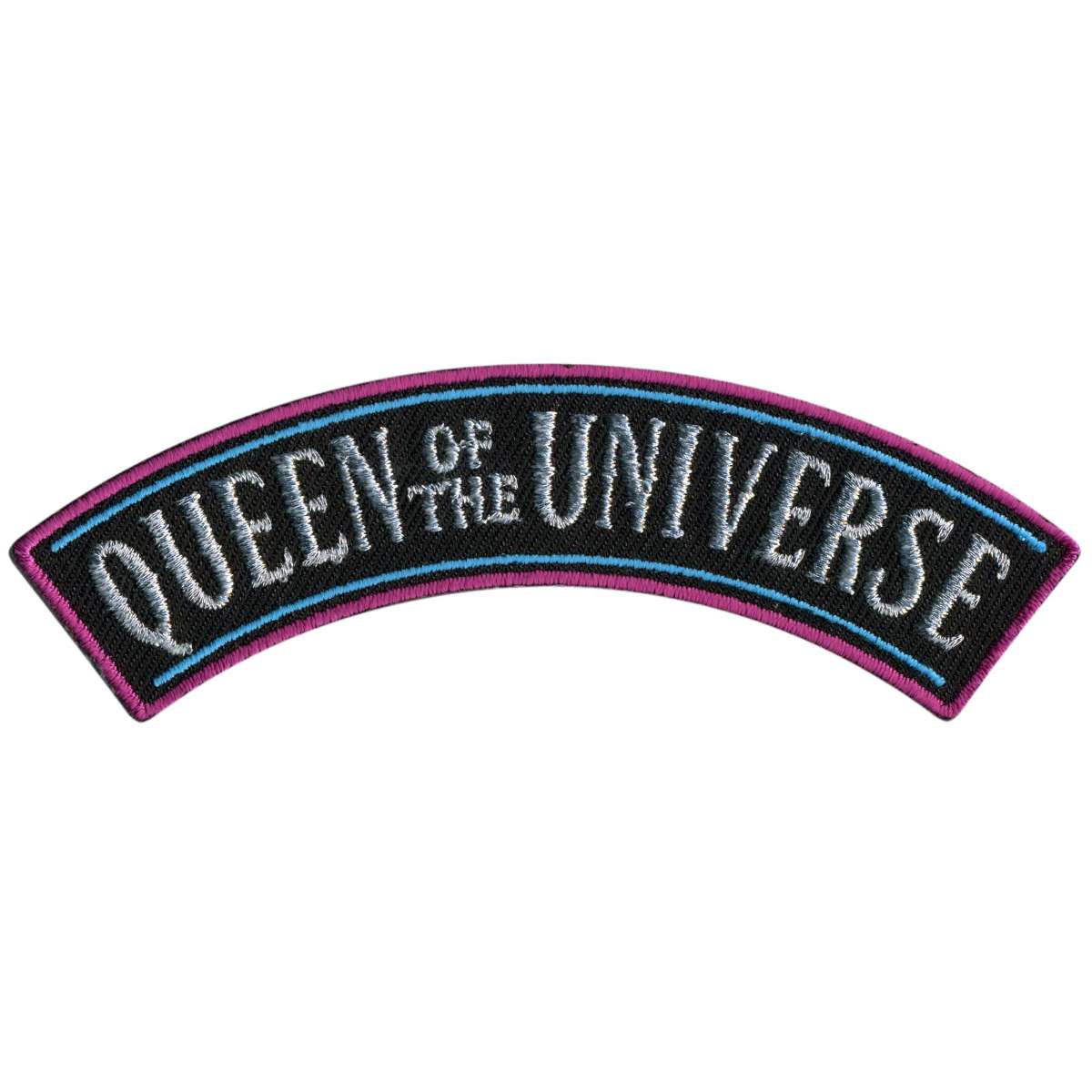 Hot Leathers Queen Of The Universe 4” X 1” Top Rocker Patch PPM4202
