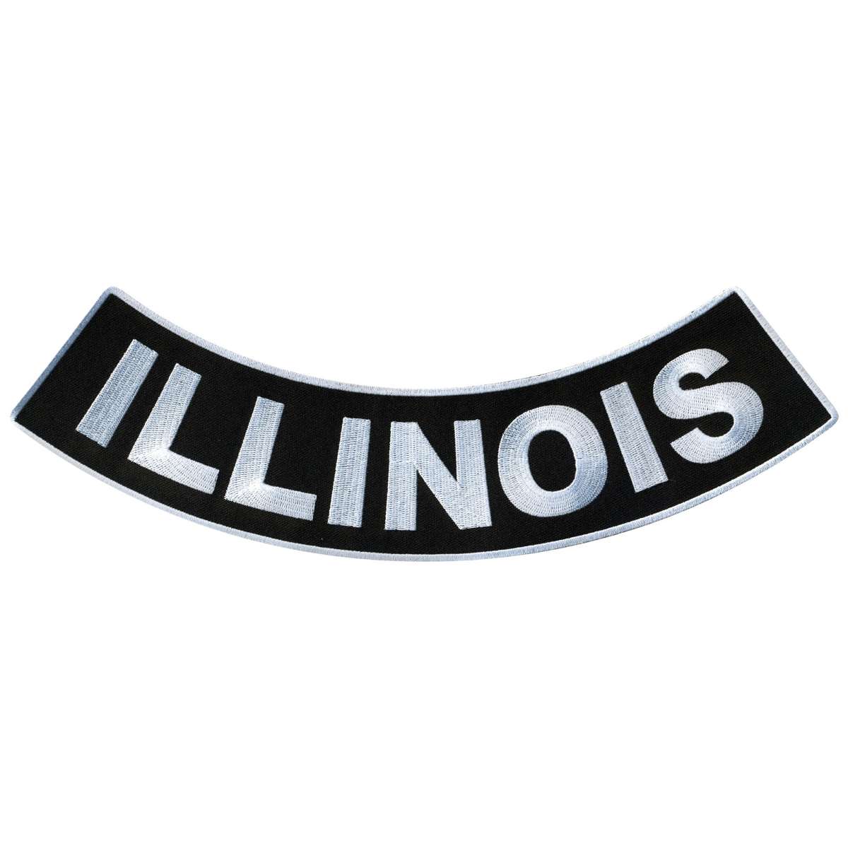 Hot Leathers Illinois 12” X 3” Bottom Rocker Patch PPM5025