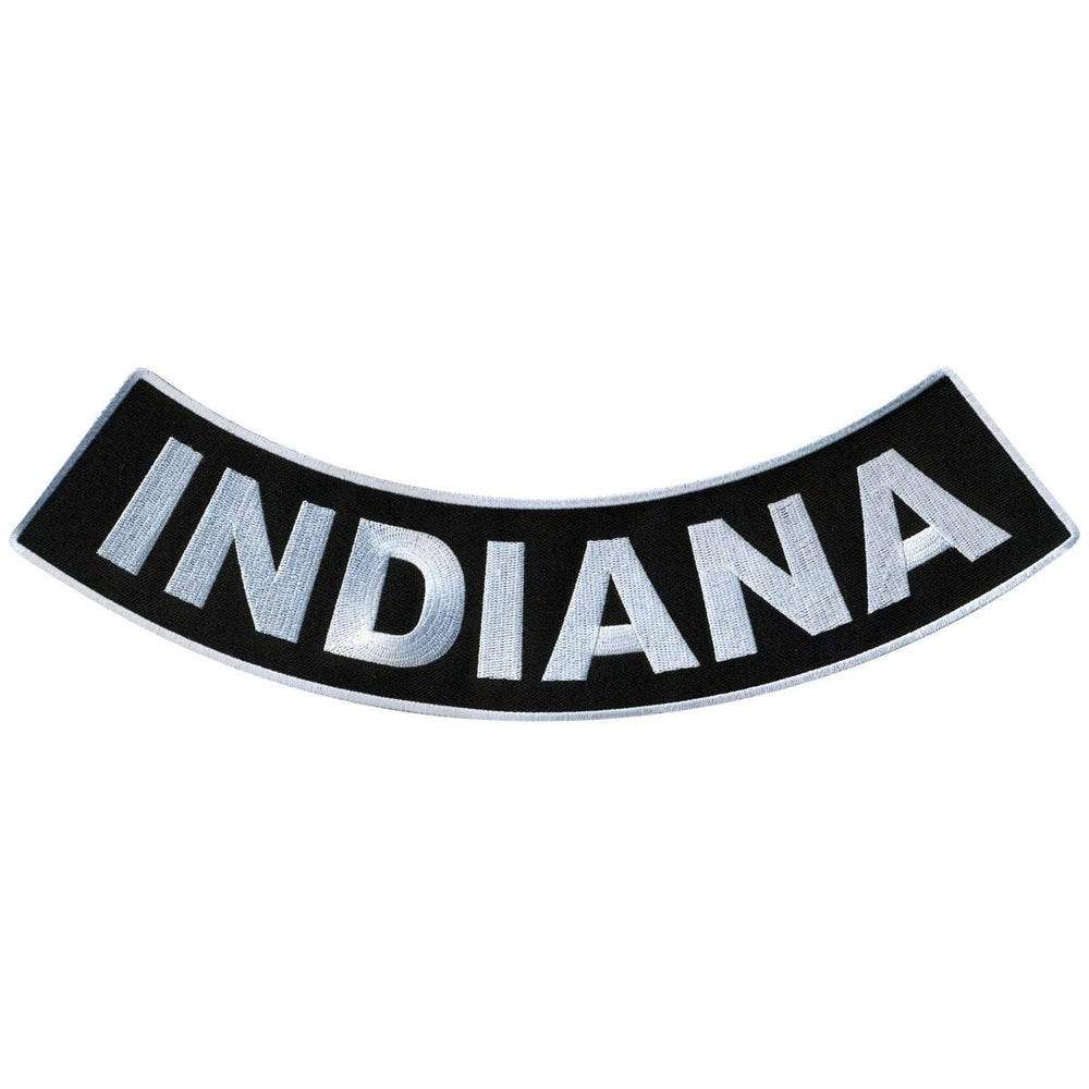 Hot Leathers Indiana 12” X 3” Bottom Rocker Patch PPM5027