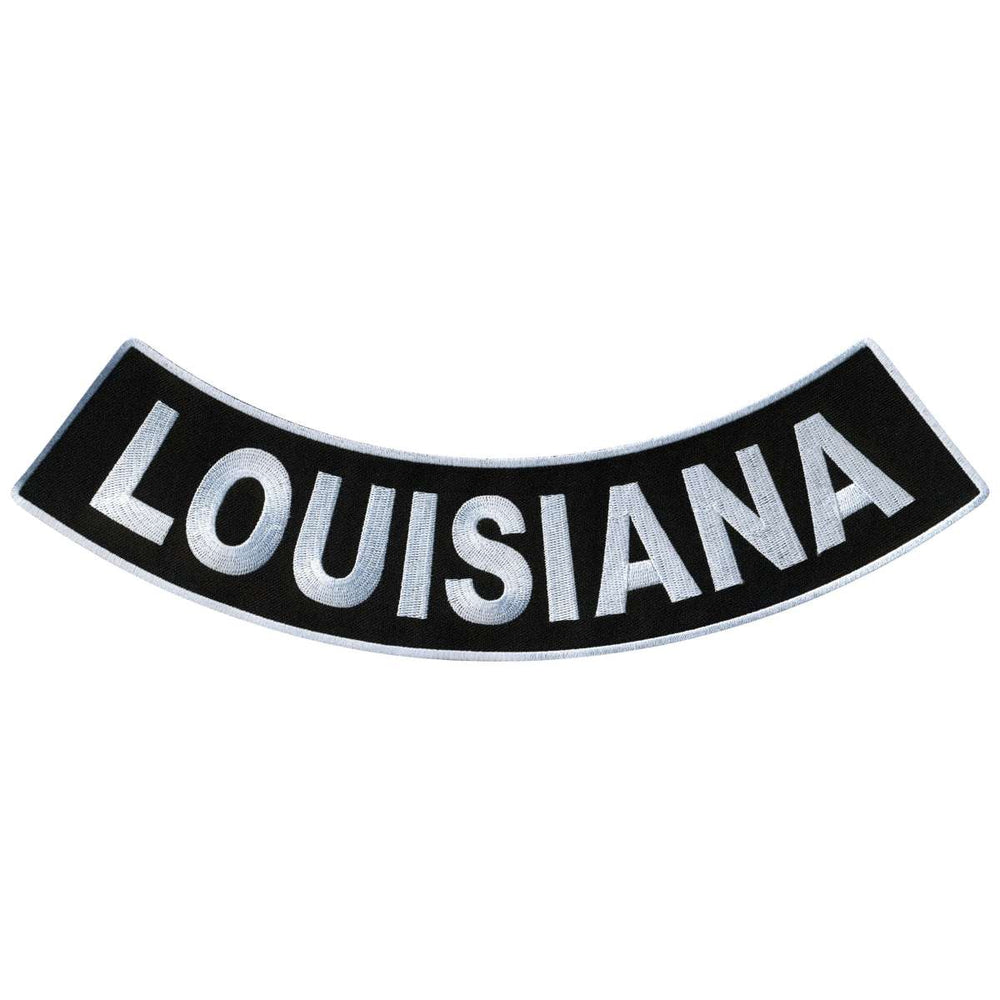 Hot Leathers Louisiana 12” X 3” Bottom Rocker Patch PPM5035