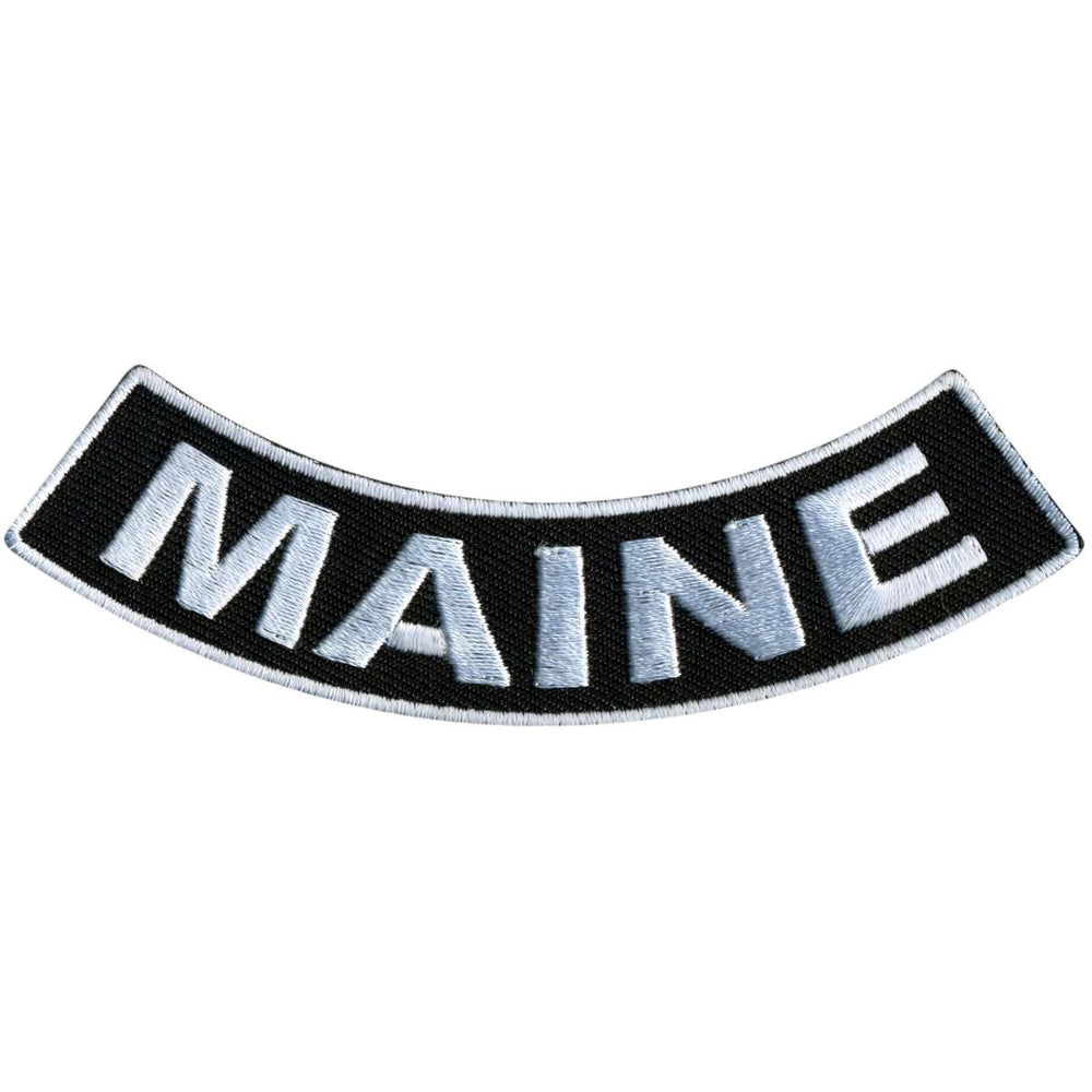 Hot Leathers Maine 4” X 1” Bottom Rocker Patch PPM5038