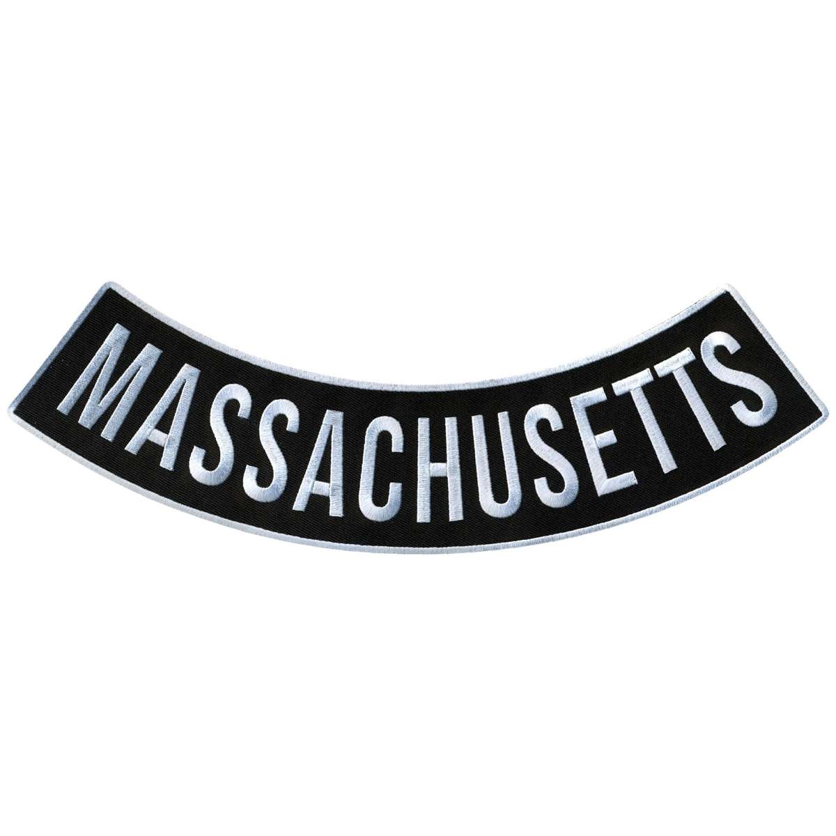 Hot Leathers Massachusetts 12” X 3” Bottom Rocker Patch PPM5041
