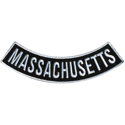 Hot Leathers Massachusetts 4” X 1” Bottom Rocker Patch PPM5042