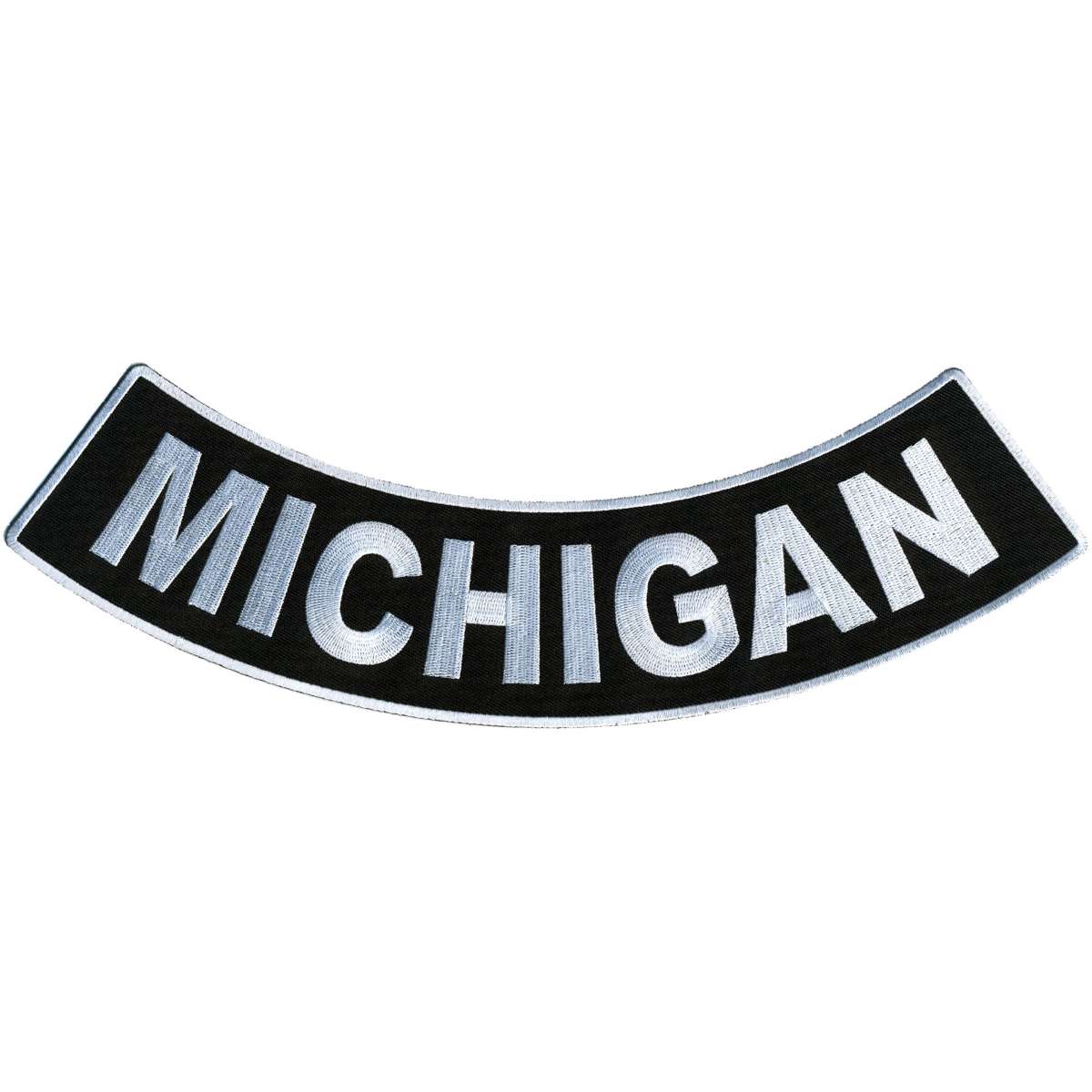Hot Leathers Michigan 12” X 3” Bottom Rocker Patch PPM5043