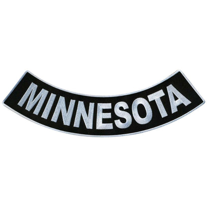 Hot Leathers Minnesota 12” X 3” Bottom Rocker Patch PPM5045