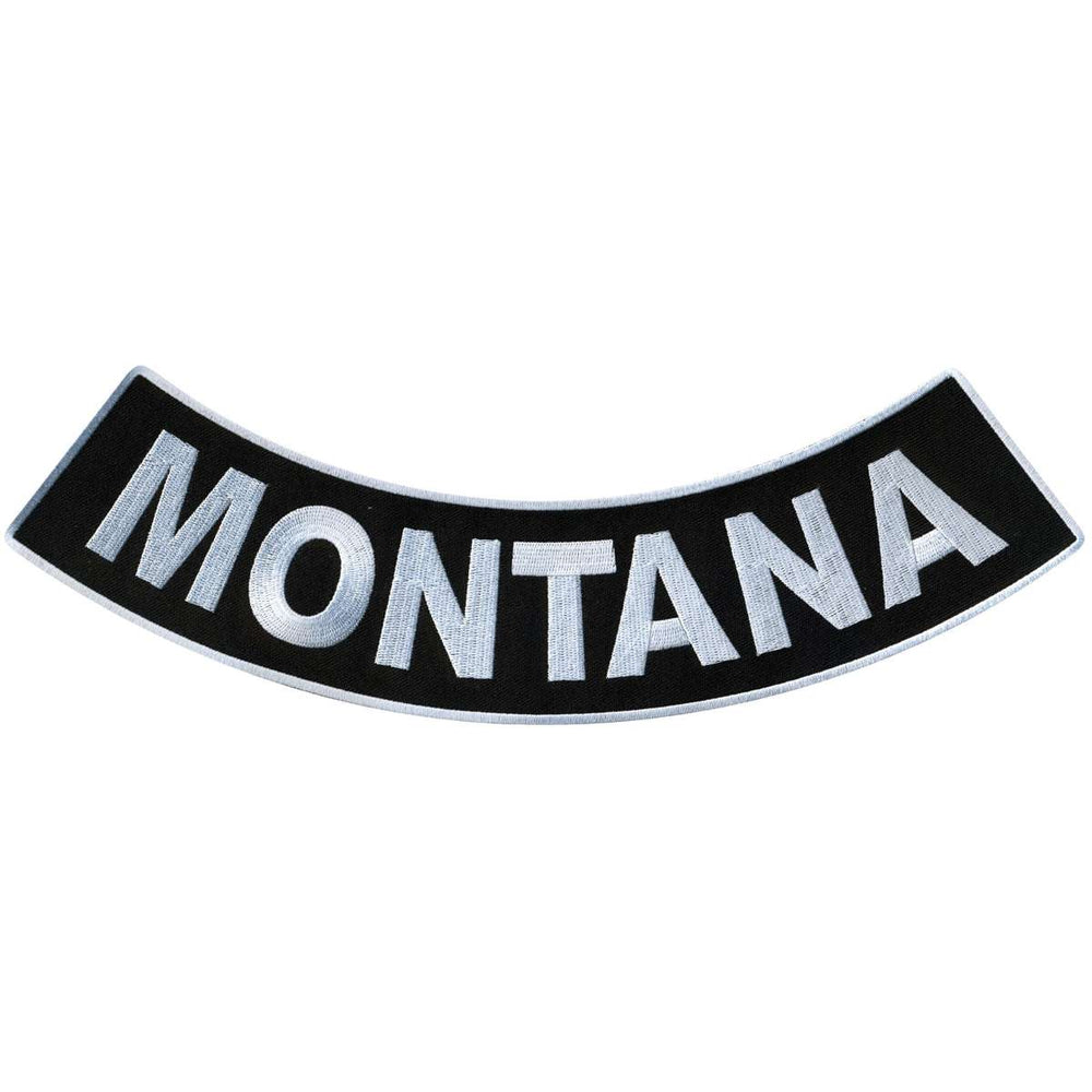 Hot Leathers Montana 12” X 3” Bottom Rocker Patch PPM5051