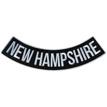 Hot Leathers New Hampshire 12” X 3” Bottom Rocker Patch PPM5057
