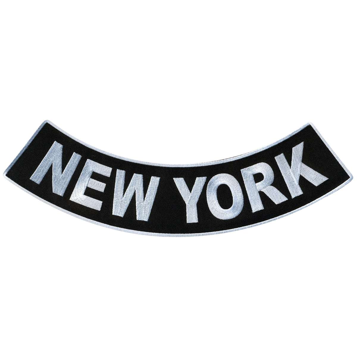Hot Leathers New York 12” X 3” Bottom Rocker Patch PPM5063