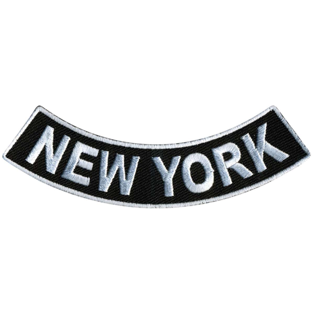 Hot Leathers New York 4” X 1” Bottom Rocker Patch PPM5064