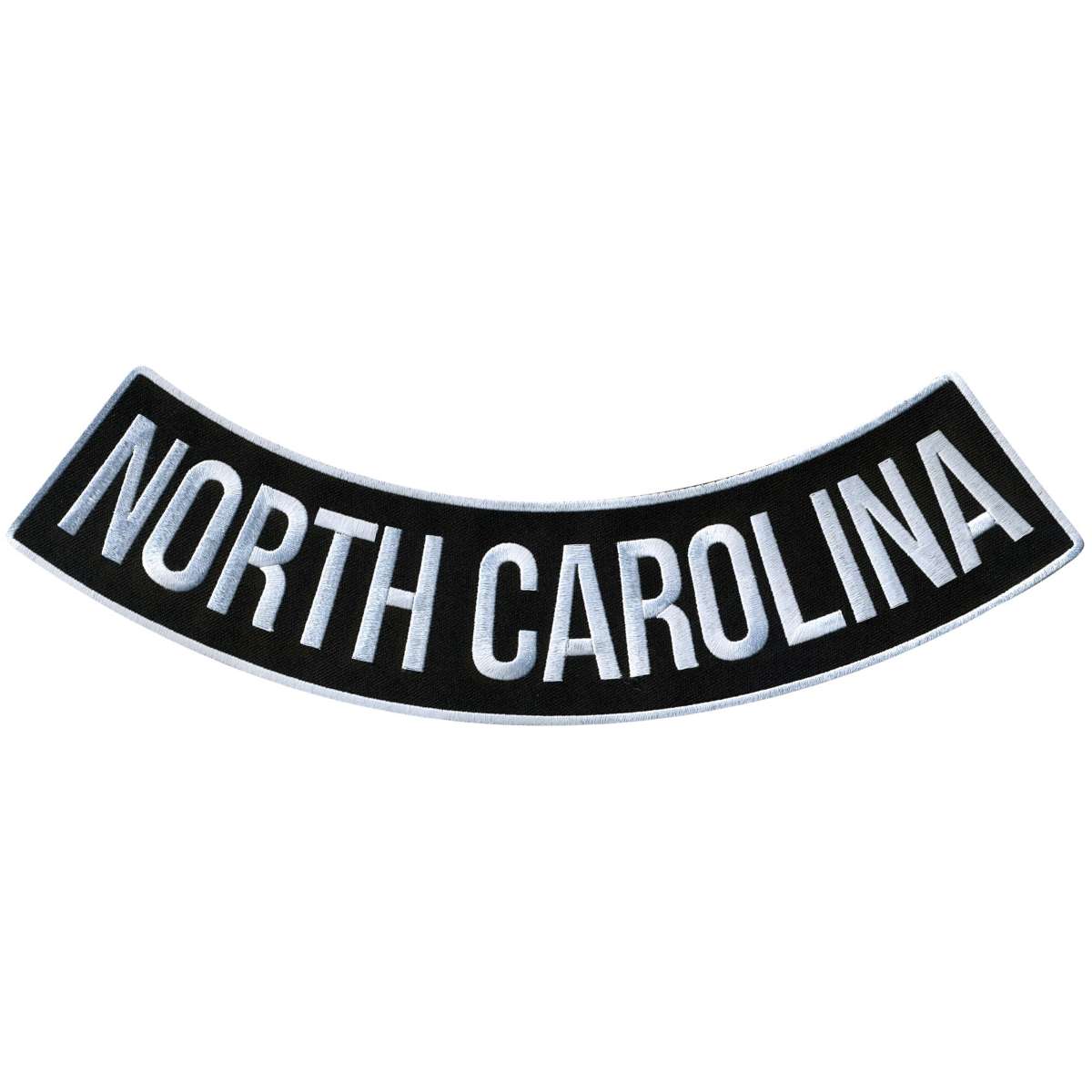 Hot Leathers North Carolina 12” X 3” Bottom Rocker Patch PPM5065