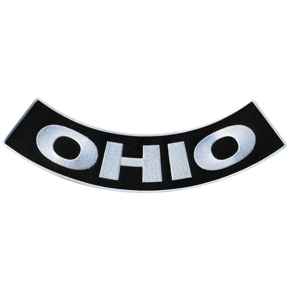 Hot Leathers Ohio 12” X 3” Bottom Rocker Patch PPM5069