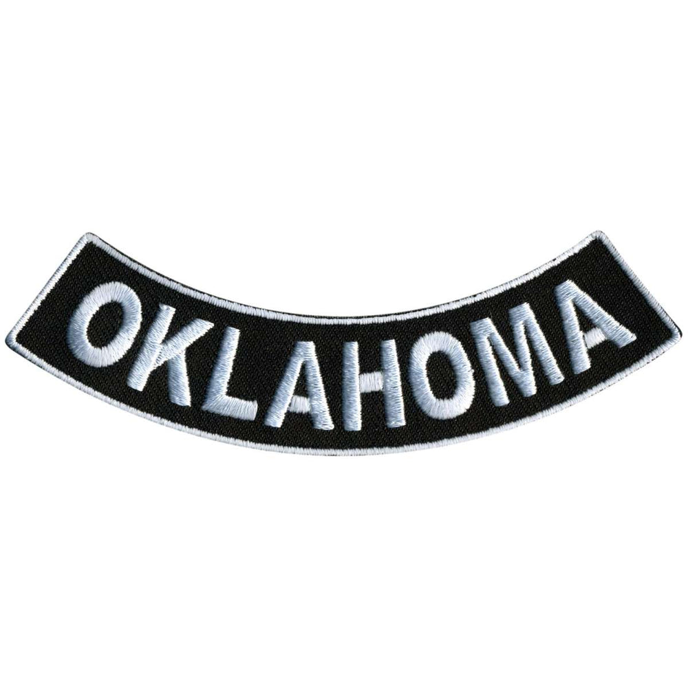 Hot Leathers Oklahoma 4” X 1” Bottom Rocker Patch PPM5072
