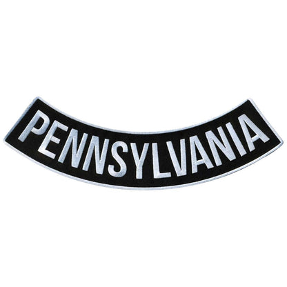 Hot Leathers Pennsylvania 12” X 3” Bottom Rocker Patch PPM5075