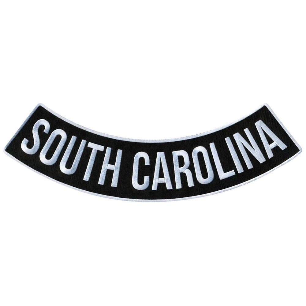 Hot Leathers South Carolina 12” X 3” Bottom Rocker Patch PPM5079