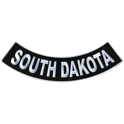 Hot Leathers South Dakota 12” X 3” Bottom Rocker Patch PPM5081