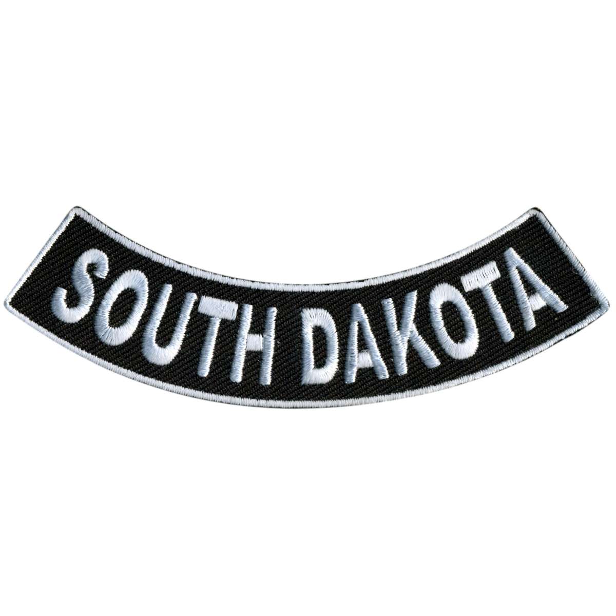 Hot Leathers South Dakota 4” X 1” Bottom Rocker Patch PPM5082