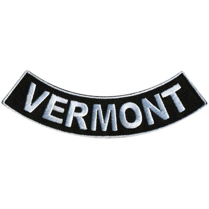 Hot Leathers Vermont 4” X 1” Bottom Rocker Patch PPM5090