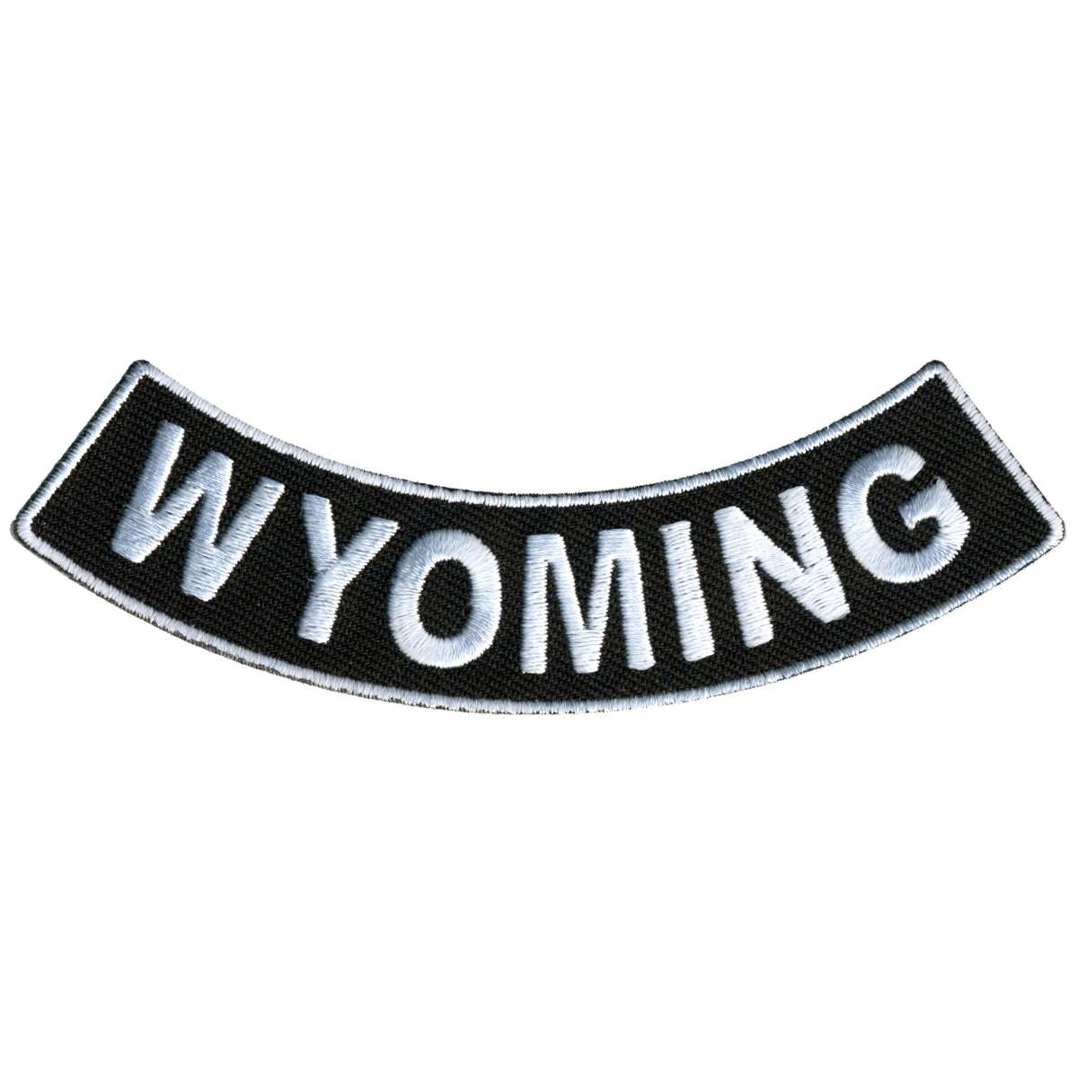 Hot Leathers Wyoming 4” X 1” Bottom Rocker Patch PPM5100