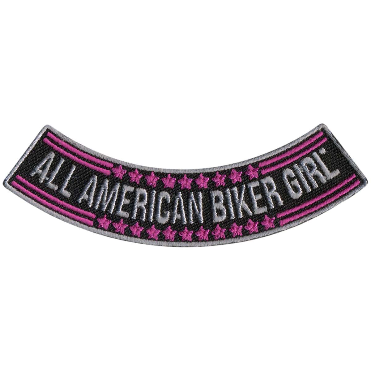 Hot Leathers All American Biker Girl 4” X 1” Bottom Rocker Patch PPM5104