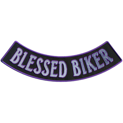 Hot Leathers Blessed Biker 12” X 3” Bottom Rocker Patch PPM5113